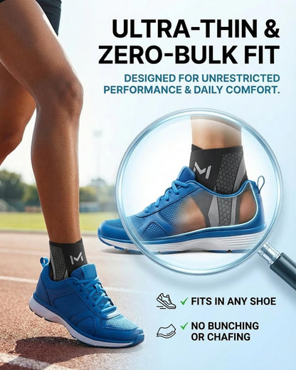 LNTVOM Ankle Brace for Sprained Ankle Support Women Men, Compression Stabilizer Lace Up Adjustable Figure 8 Wrap, Sleeve Brace for Running Volleyball Basketball Soccer Sports Motion Protection