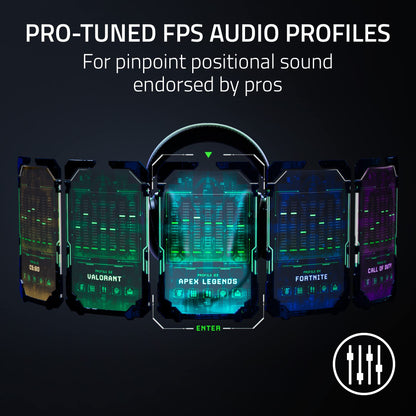 Razer BlackShark V2 Pro Wireless Gaming Headset: Super Wideband Mic - Pro Tuned FPS Profiles - 50mm Drivers - Plush Noise Isolating Earcups - 70 Hr Battery - Bluetooth - for PC, PS5, Switch 2 - White