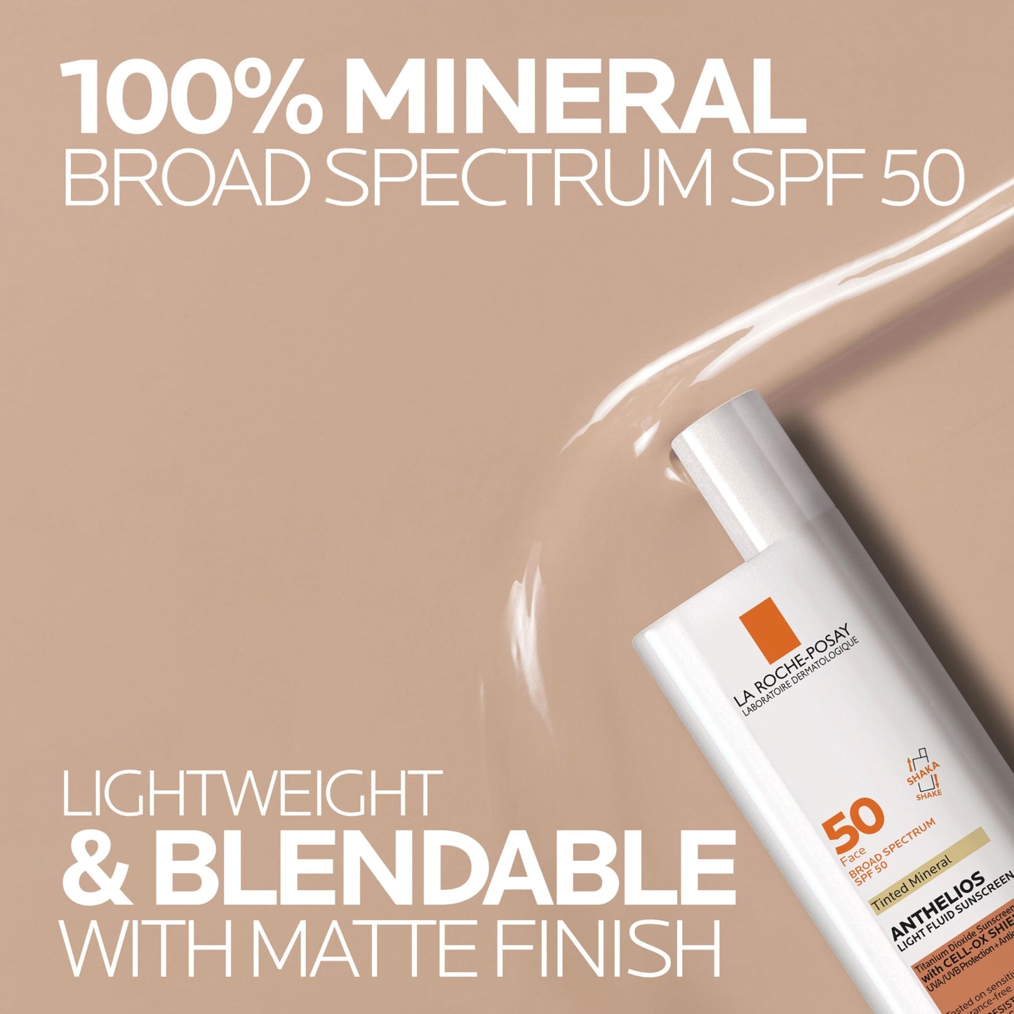 La Roche Posay Anthelios 50 Mineral Tinted Ultra Light Sunscreen Fluid 50ml/1.7oz