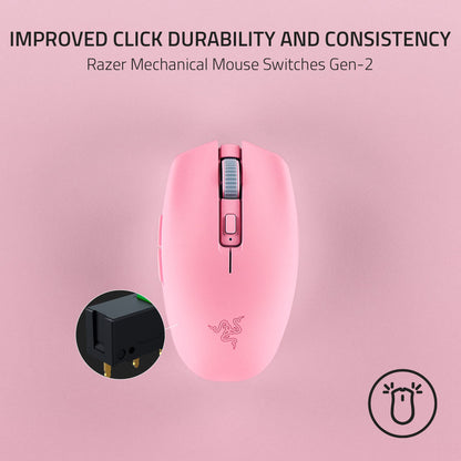 Razer Orochi V2 Mobile Wireless Gaming Mouse: Ultra Lightweight - 2 Wireless Modes - Up to 950hrs Battery Life - Mechanical Mouse Switches - 5G Advanced 18K DPI Optical Sensor - White