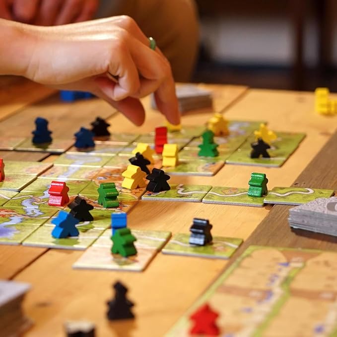 Asmodee Carcassonne Board Game - Classic Tile-Laying Strategy Game Family Fun Medieval Adventure for Kids &amp Adults Ages 7+ 2-5 Players 35 Minute Playtime