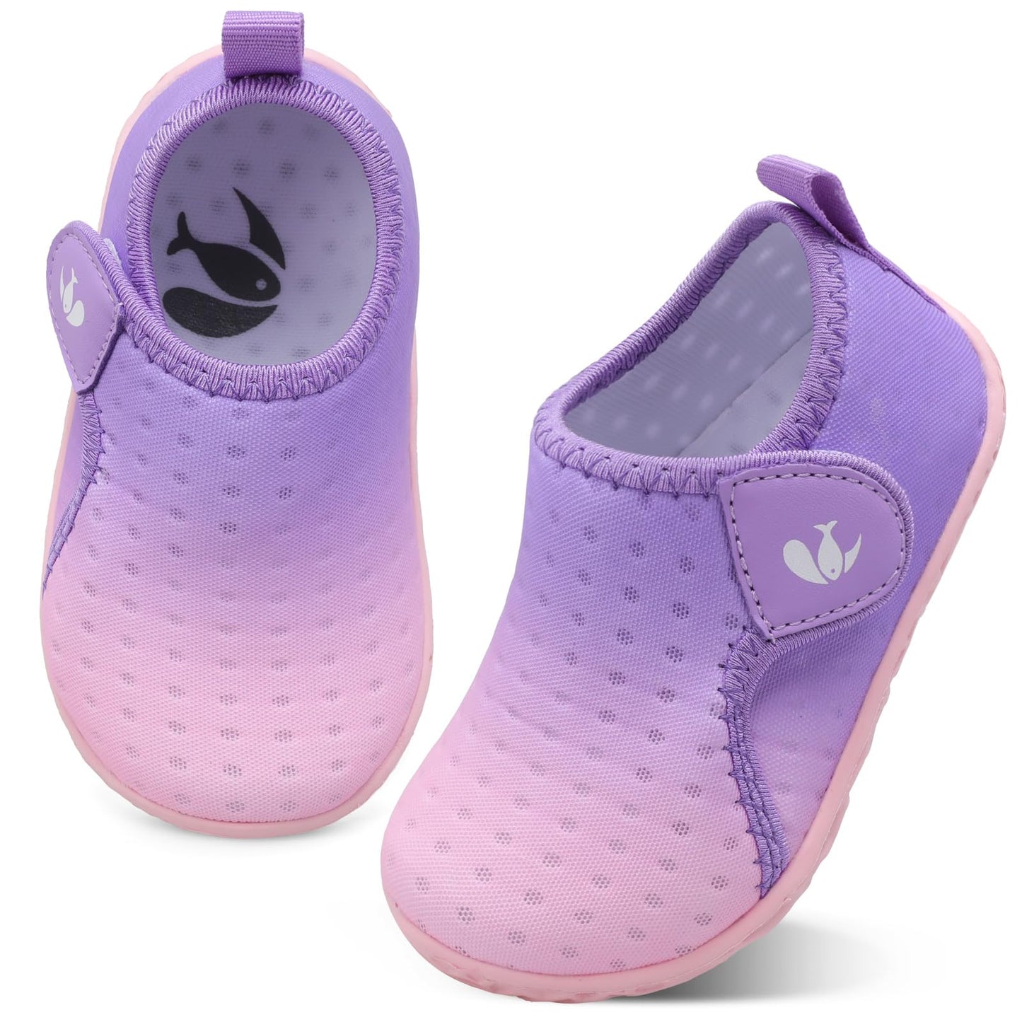 FEETCITY Boys Girls Water Shoes Kids Quick Dry Aqua Socks Non-Slip Barefoot for Sport Beach Swim Surf Toddler 8