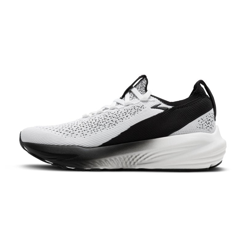 Brooks Men’s Glycerin Stealthfit 22 Neutral Running Shoe - White/Grey/Black - 8 Medium