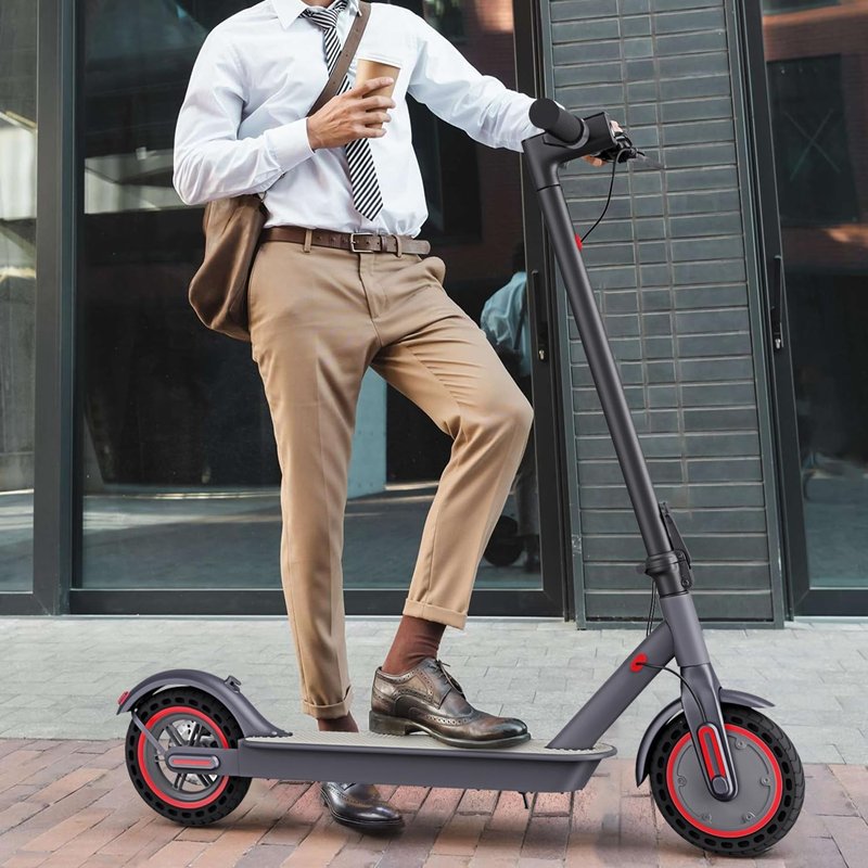 Electric Scooter for Adults - 500W Power, 18MPH Speed, 12-18 Miles Range | Foldable, Dual Braking, Smart APP, 264 lbs Capacity
