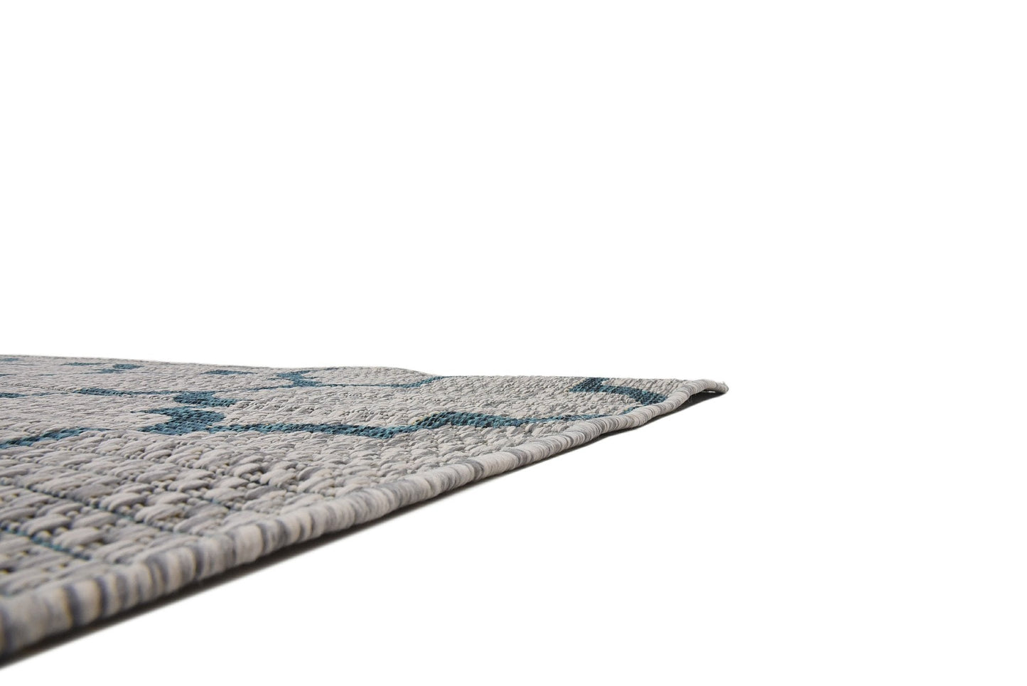 Unique Loom Outdoor Trellis Collection Area Rug (5' 3" x 8' Rectangle, Gray/ Ivory)
