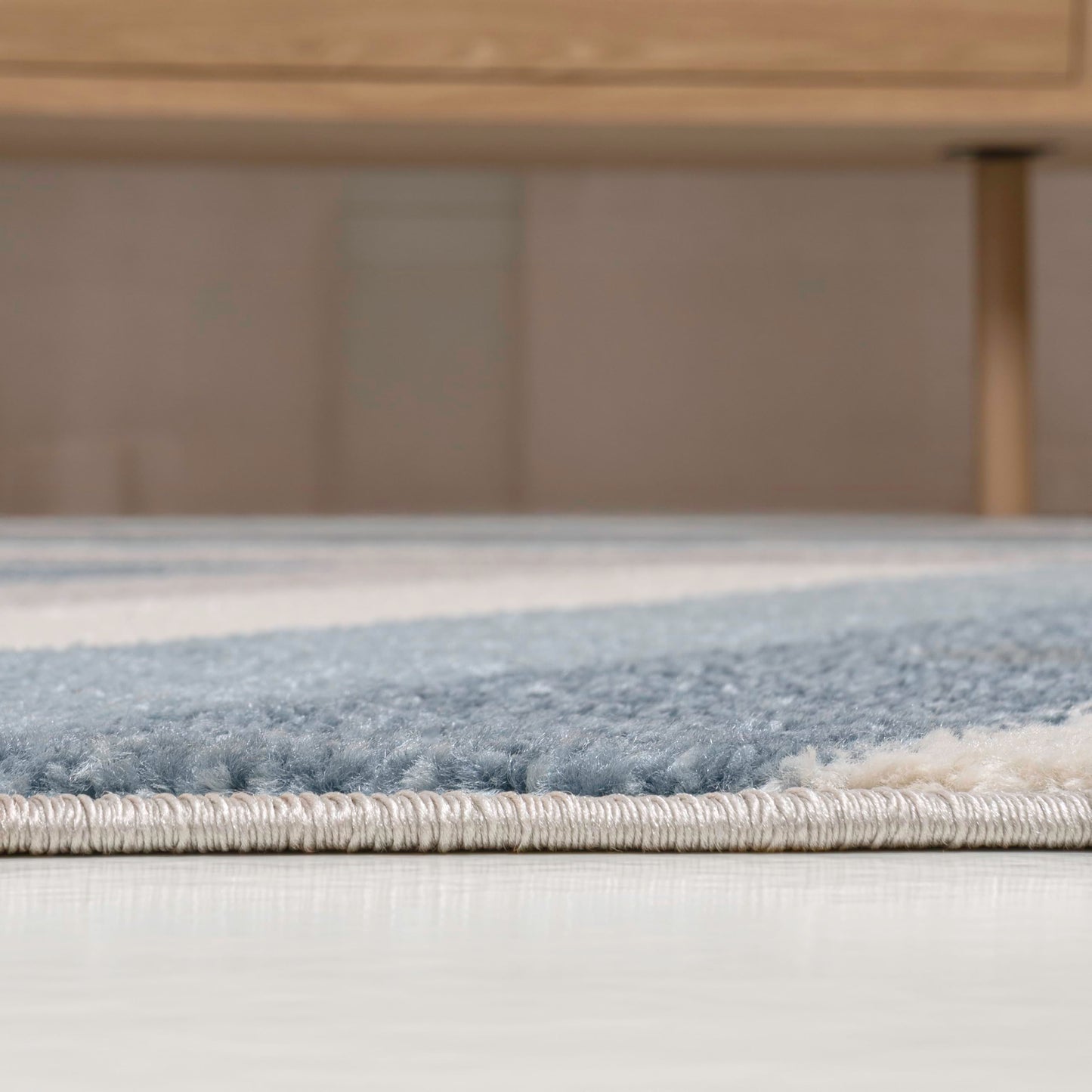 JONATHAN Y Retro Rainbow Stripe Indoor Area Rug 5x8, Blue/Cream/Gray, Contemporary, Casual, Coastal, Easy-Cleaning for Living Room, Bedroom, Kitchen, Pet Friendly, Non-Shedding (DZC102B-5)