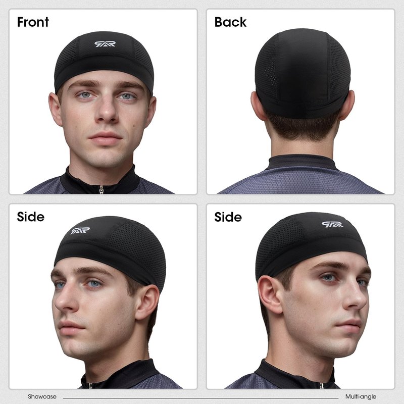 Breathable Mesh Skull Cap - Lightweight Quick-Dry Sports Helmet Liner | Cooling Cycling Beanies for Men & Women