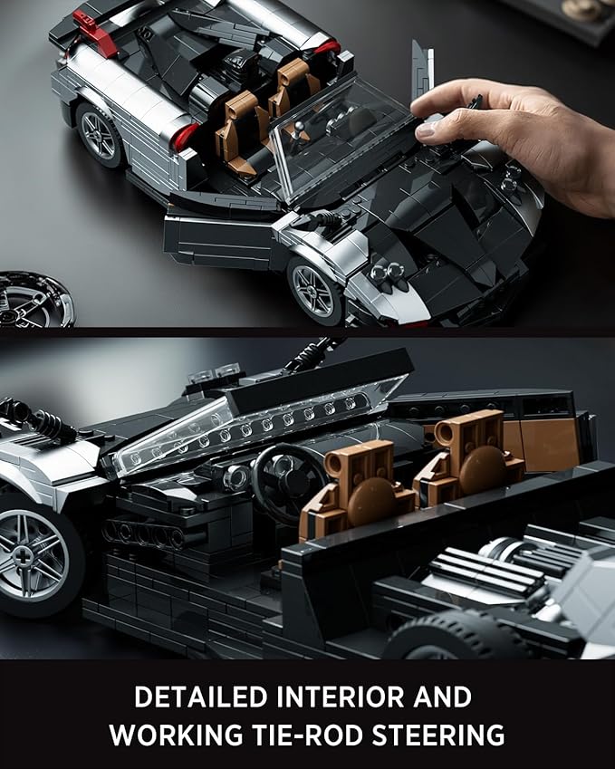 Nifeliz HURYRA Sports Car Building Set 1:14 Scale Supercar Model Building Set for Display and Collectors Ideal Gift for Adults and Car Lovers (1191 PCS NF10318)