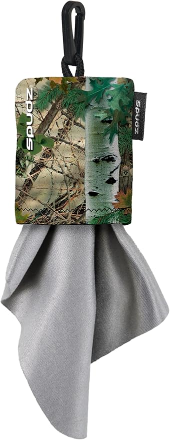 SPUDZ Ultra Microfiber Lens Cleaner – Closable Pouch, Washable –