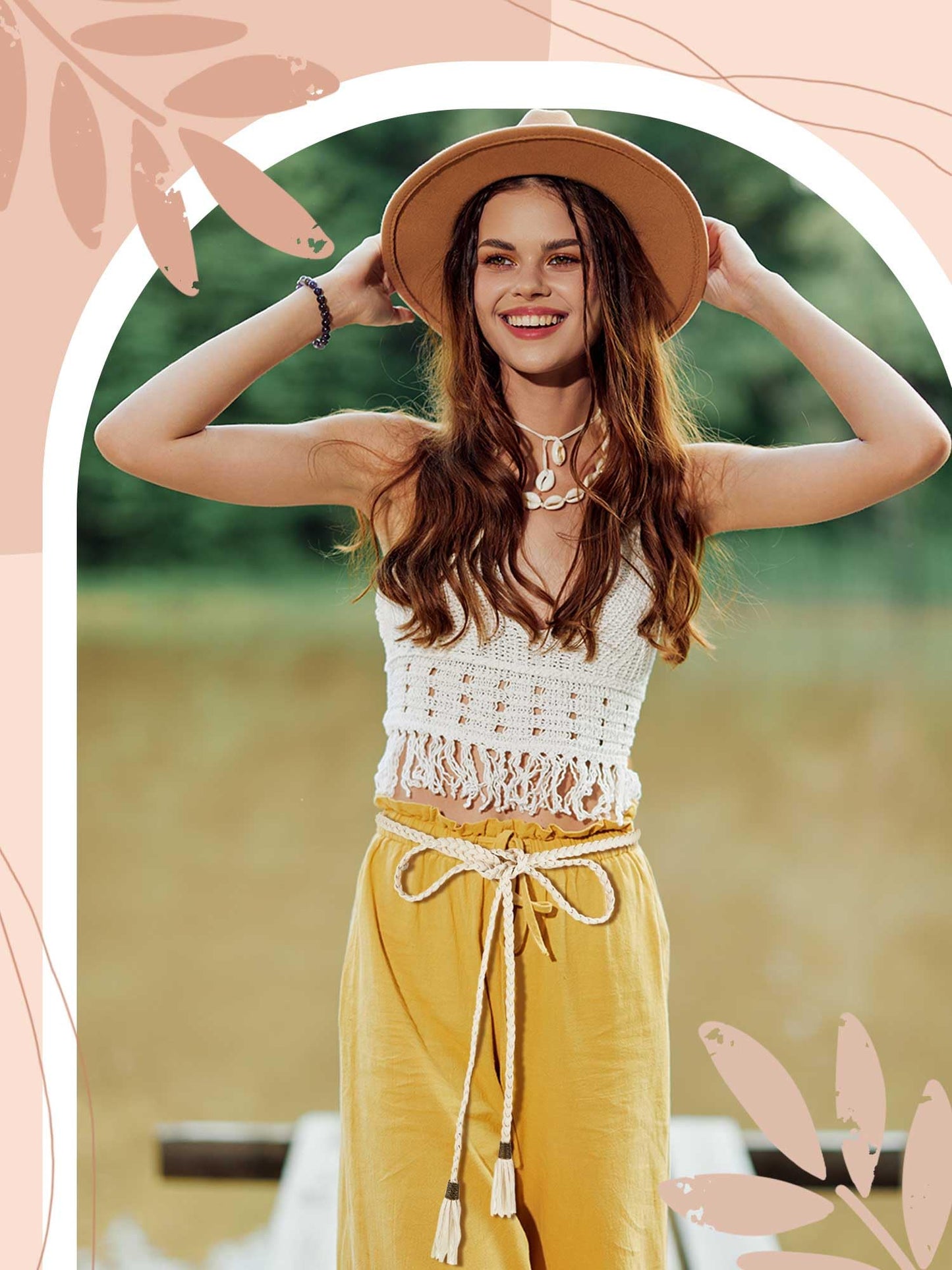 SATINIOR 5 Pcs Braided Waist Belt for Women, Extra Long 78.4" Tassel Skinny Braided Rope Waist Belts for Skirt Dress Festival Fashion Boho Toga Costume Accessories