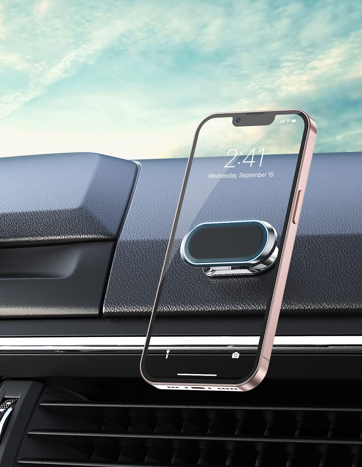 Magnetic Phone Holder for Car[2 Pack],Phone Holders for Your car [Upgrade Magnet] -360 Rotation,Car Magnet Phone Mount Compatible with All Cell Phone