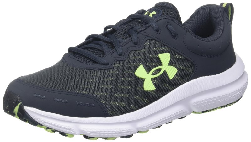 Under Armour Men's Charged Assert 10 Shoes, Anthracite/Anthracite/Morph Green, 11.5