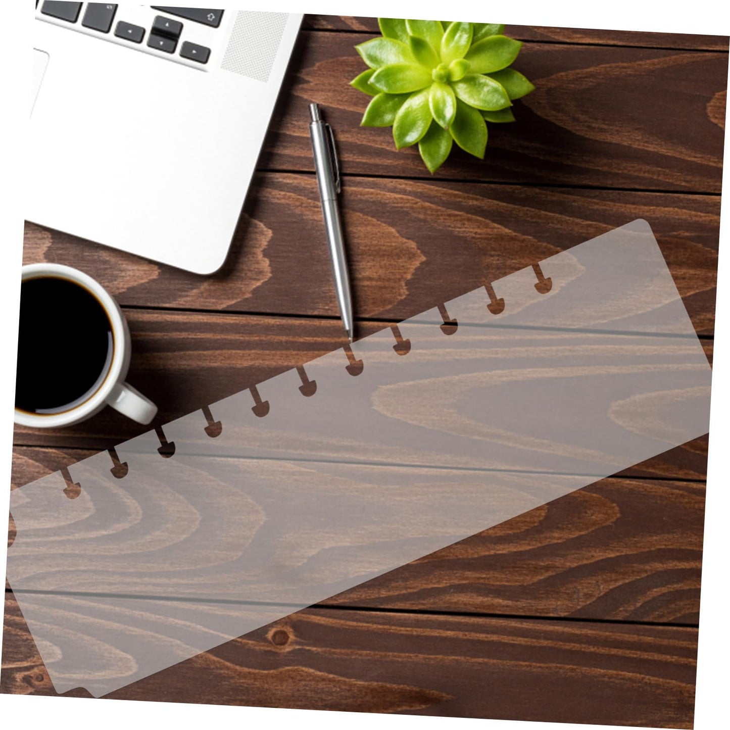 AUTSUPPL 5pcs Plastic Tab Dividers Snap Bookmarks for Spiral Planner Notebook Dividers Aesthetic Binder Separators Portable Organization Tools for Office School