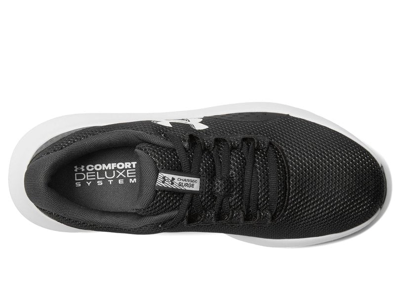 Under Armour Men's Surge 4, (002) Black/Anthracite/White, 8, US