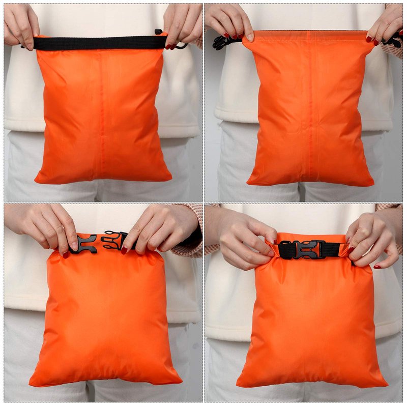 Shappy 6 Pcs 6/12 Pcs Waterproof Dry Bags, Lightweight Outdoor Waterproof Dry Stuff Sacks 15/8/5/4/3/2 L and Long Adjustable Shoulder Strap for Kayaking Rafting Boating Hiking Camping (Colors)