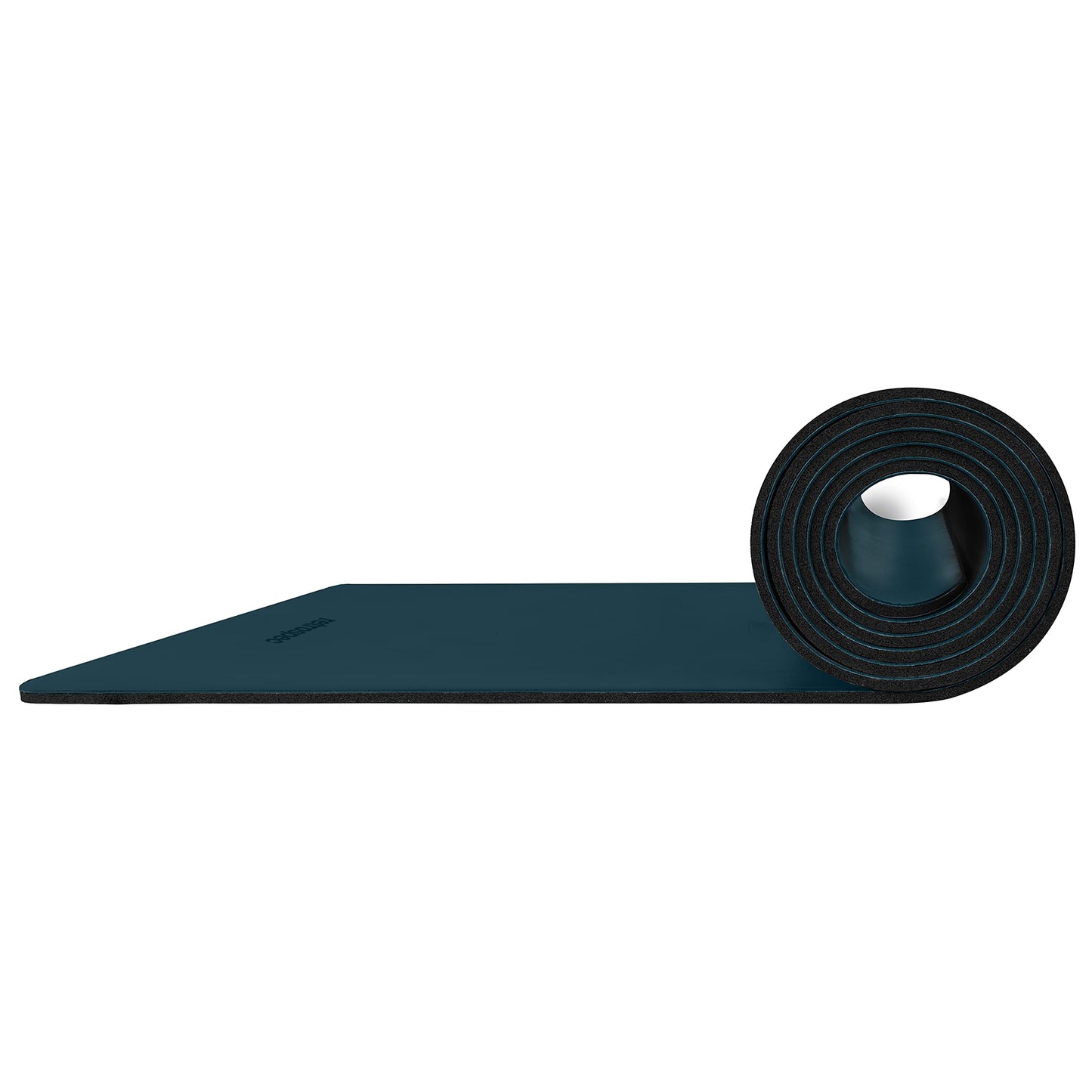 Retrospec Laguna 5mm Yoga Mat - Fitness Mat for Women, Men & Children, Slip-Resistant and Moisture Absorbing Exercise Mat for Home, Pilates, Yoga and Floor Workouts,Ocean Blue
