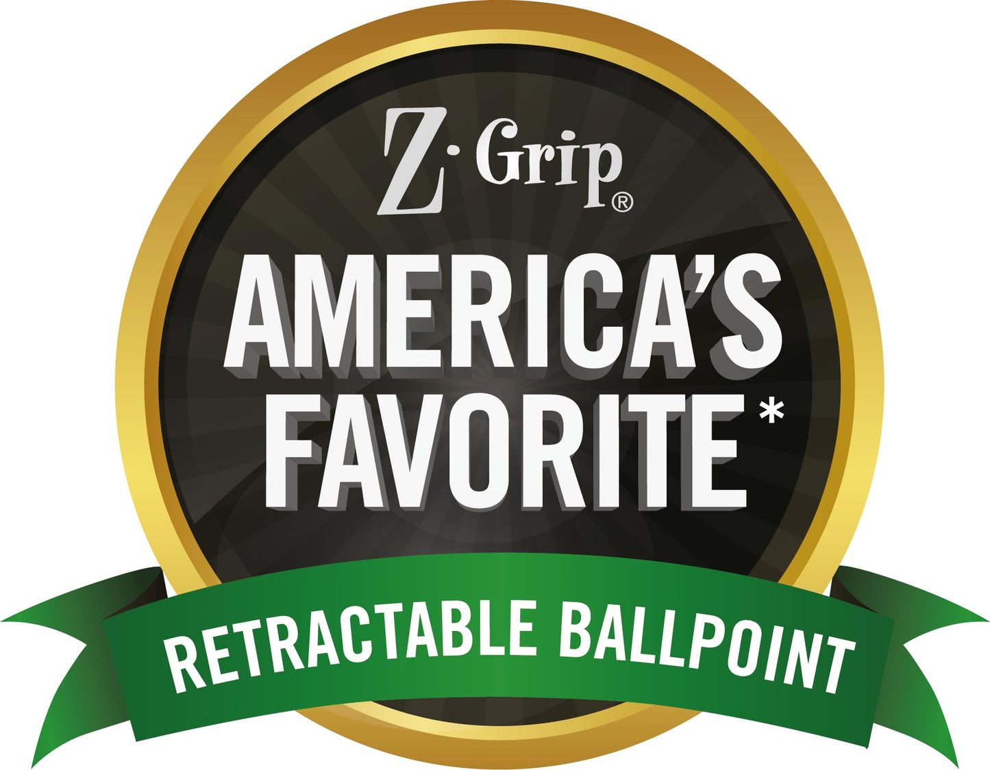 Zebra Pen Z-Grip Retractable Ballpoint Pen, Smooth-Flowing Ink, Fine Point, 0.7mm, School & Office Supplies, Ideal for Note-Taking, Journal and Planner Use, Blue and Black Ink, 30-Pack (25330)