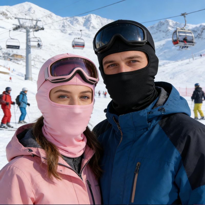 2Pcs Multi-Purpose Full Face Cover Ski Mask Balaclava Shiesty Unisex Summer Cooling Hood Cap Neck Gaiter Windproof UV Protector Lightweight for Outdoor Sports Motorcycle Snowboard
