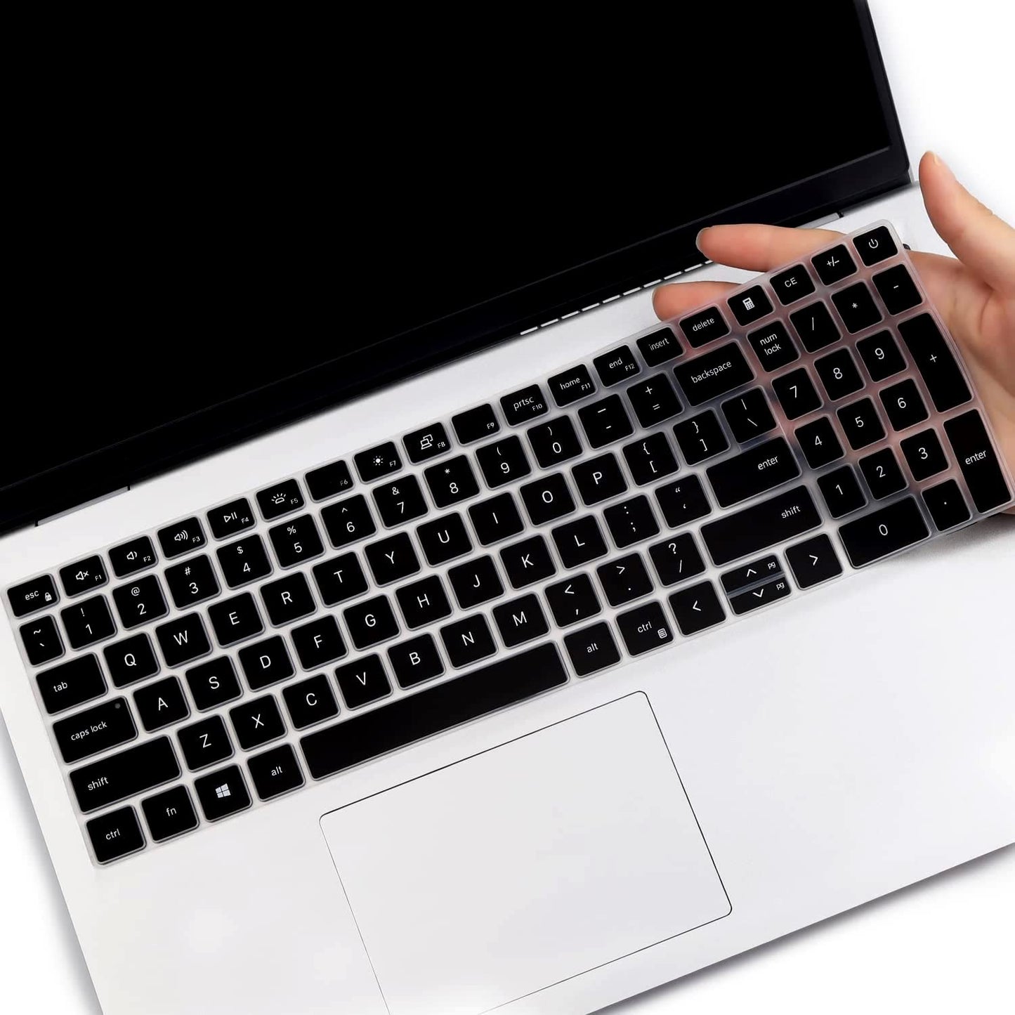 Keyboard Cover for 2026 2025 Dell 15 Laptop DC15250 DC15255 15.6" Dell Inspiron 15 3510 3511 3515 3525 3530 3535 5510 5515 5518 7510 15.6", Vostro 3510 3520 3530 5510 5515 15.6, Inspiron 7610