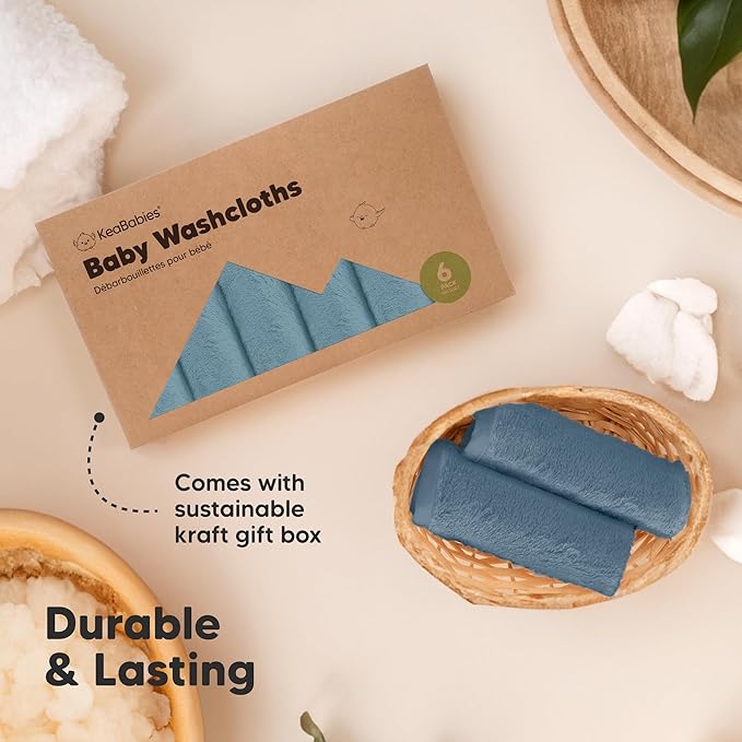 6-Pack Baby Washcloths