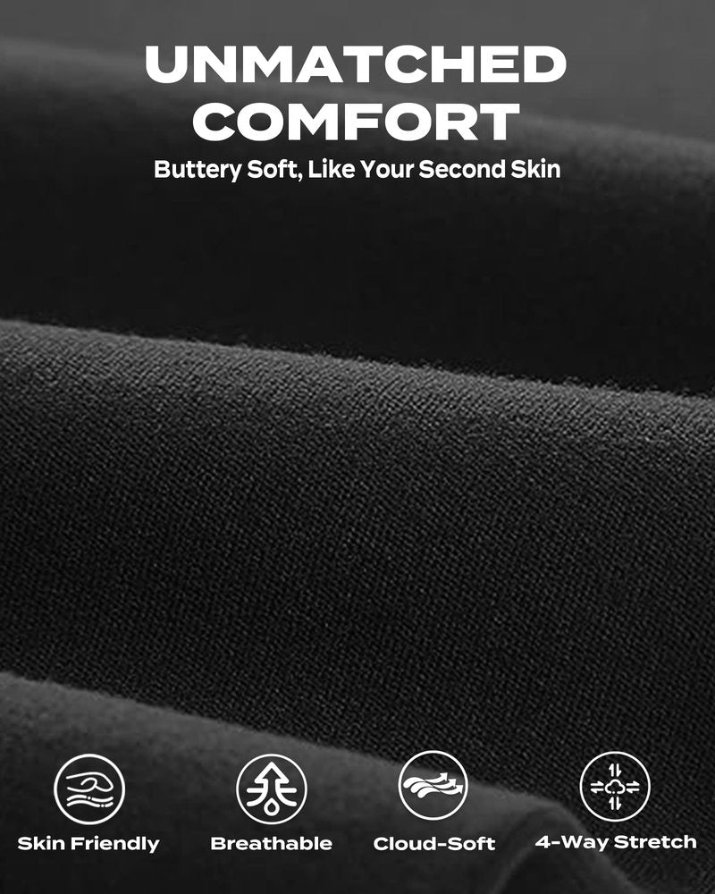 TNNZEET Capri Leggings for Women - Black Leggings with Pockets Tummy Control High Waisted Yoga Pants Workout Cycling Leggings