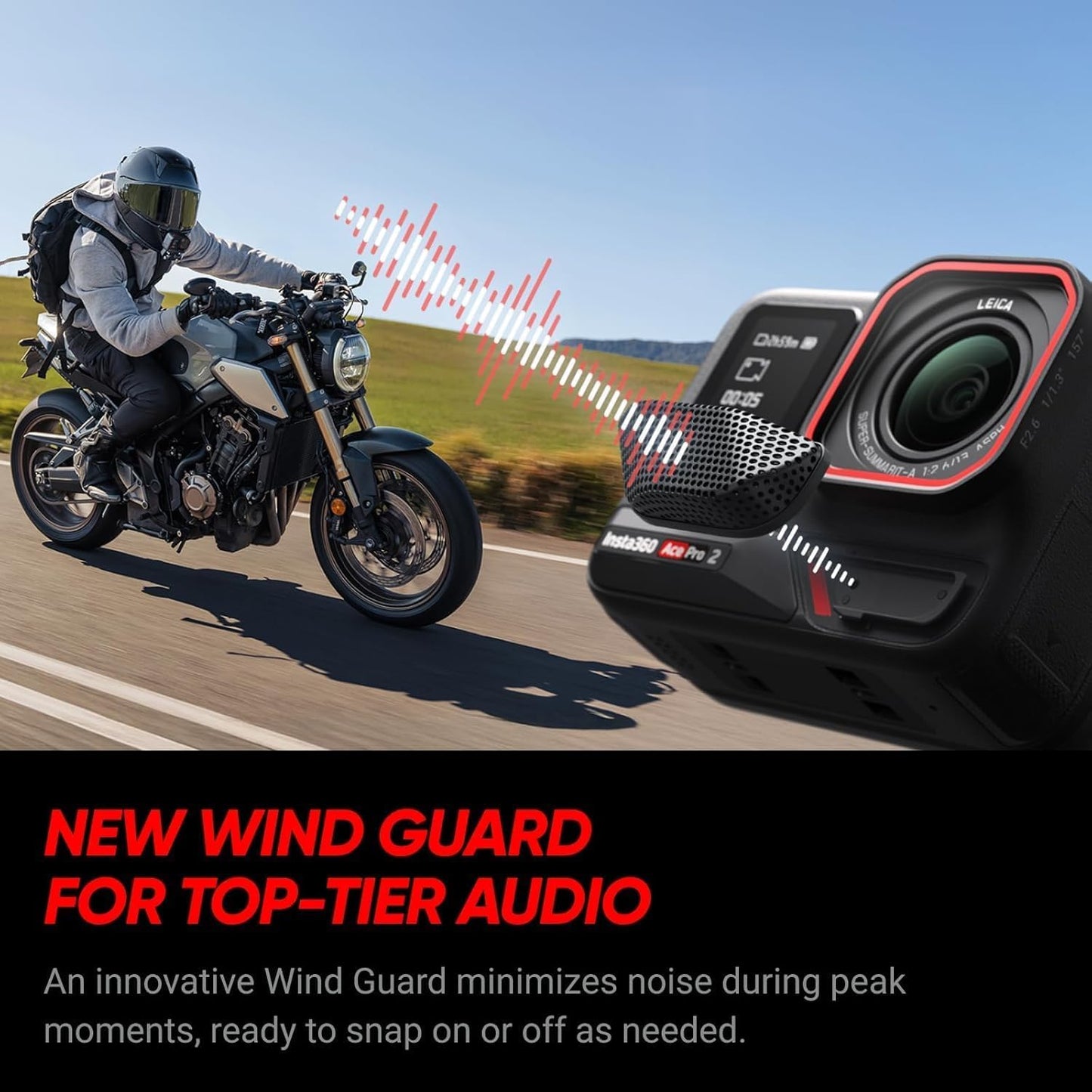 Insta360 Ace Pro 2 Dual Battery Bundle Waterproof 33ft Action Camera Lens 8K Large Sensor and Dual AI Editing Noise Reduction 1/1.3" Sensor, Leading Low Light Flip Up LCD Screen Sports Content