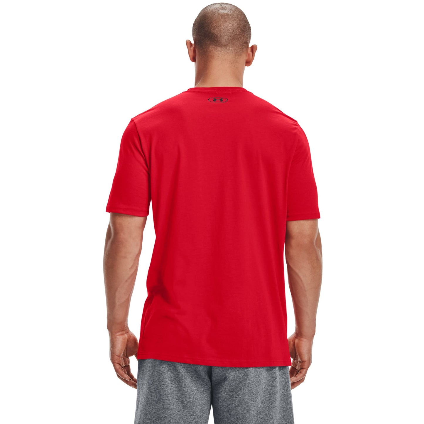 Under Armour Men's UA Sportstyle Left Chest Short Sleeve Shirt LG Red