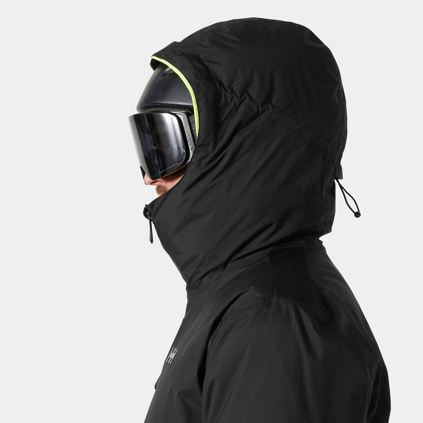 Helly Hansen KVITFJELL Race Puffy Jacket - Men's Warm, Protective, Athletic-Insulated Ski Coat, 990 Black - L