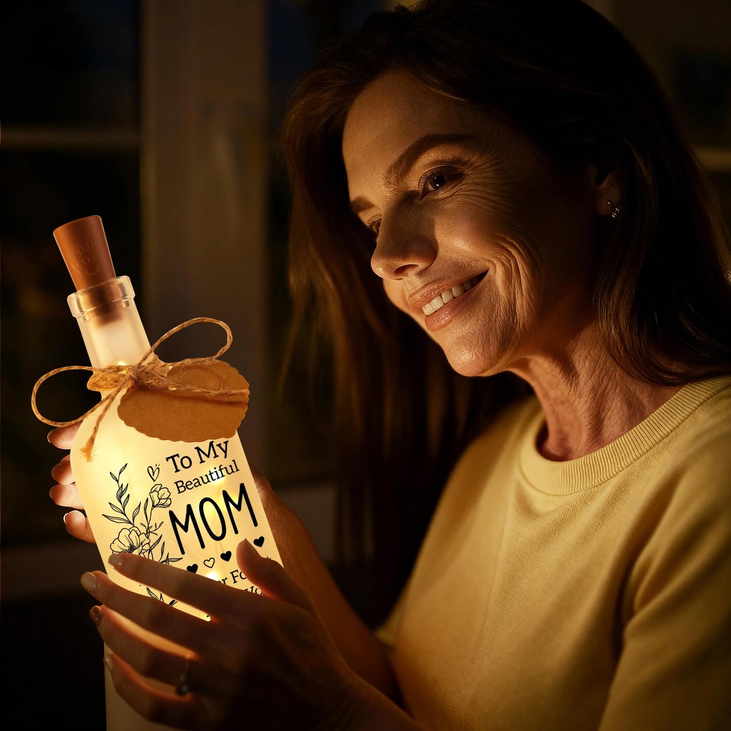 Vetbuosa Gifts for Mom Mothers Day - LED Bottle Decorative Light Mommy Birthday Gifts, Mothers Day Presents for Mom