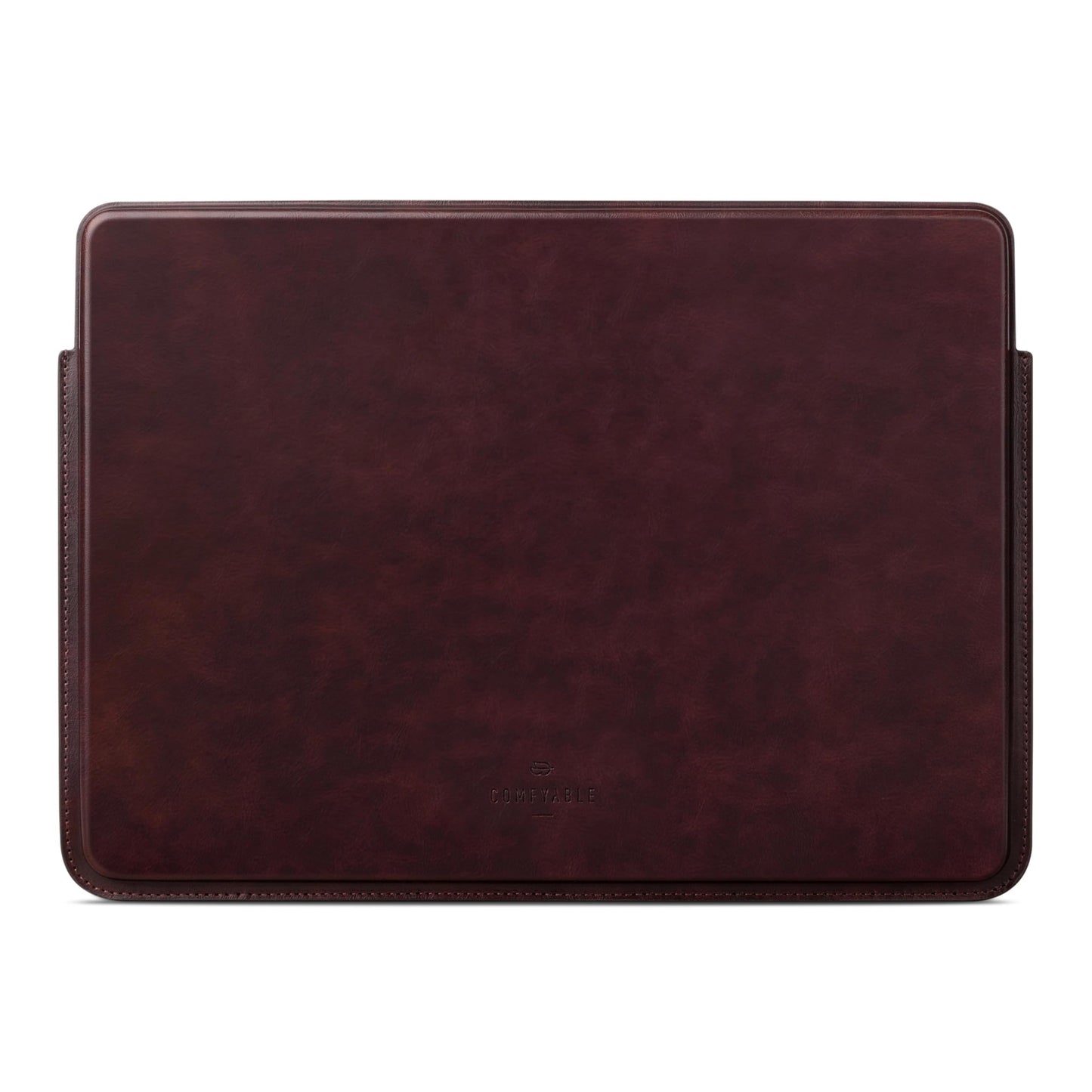 Comfyable 13 Inch Faux Leather Laptop Sleeve Case, Slim Protective Laptop Cover Compatible with MacBook Air M5 2026 & MacBook Pro M2 M1 2022, Berry Brown
