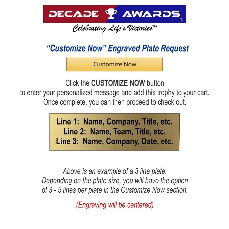 Decade Awards Frustrated Monster Golfer Trophy - Custom Engraved Golfing Beast Award - Golf Trophy - Customize Now (6.5 Inch)