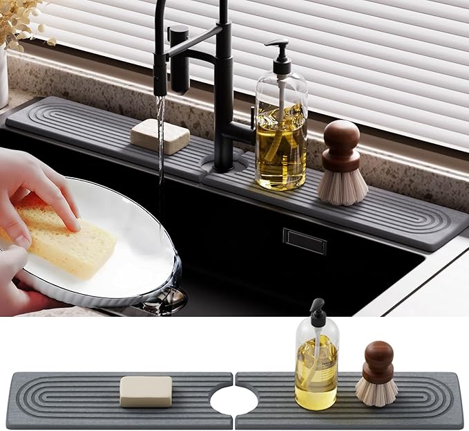 Quick Dry Sink Splash Guard