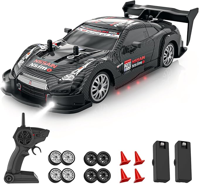 RC Drift Car 1:20 High Speed 4WD Remote Control Car with Cool Lighting 30km/h Racing RC Drifting Cars Gifts for Adults for Drift and Race