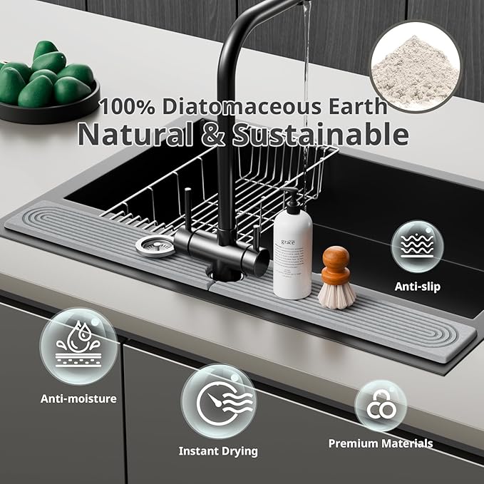 Quick Dry Sink Splash Guard