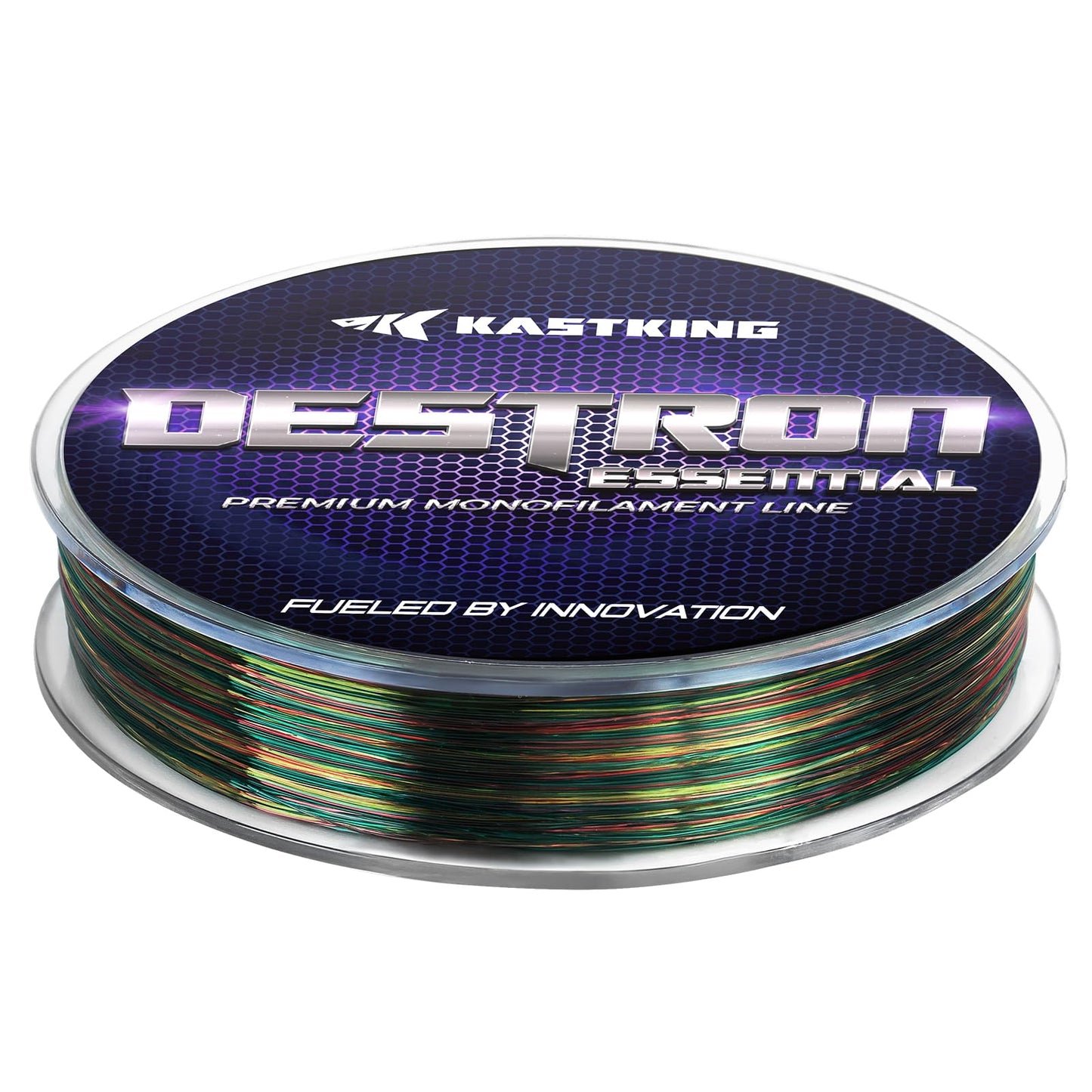 KastKing Destron Essential Monofilament Fishing Line, Chaos Camo, 15LB, 300 yds