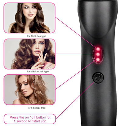 Electric Hot Comb Hair Straightener Heat Pressing Comb Curling Flat Iron Curler Hair Straightener Brush for Natural Black,Anti-Scald Beard Straightening Electric Press Comb