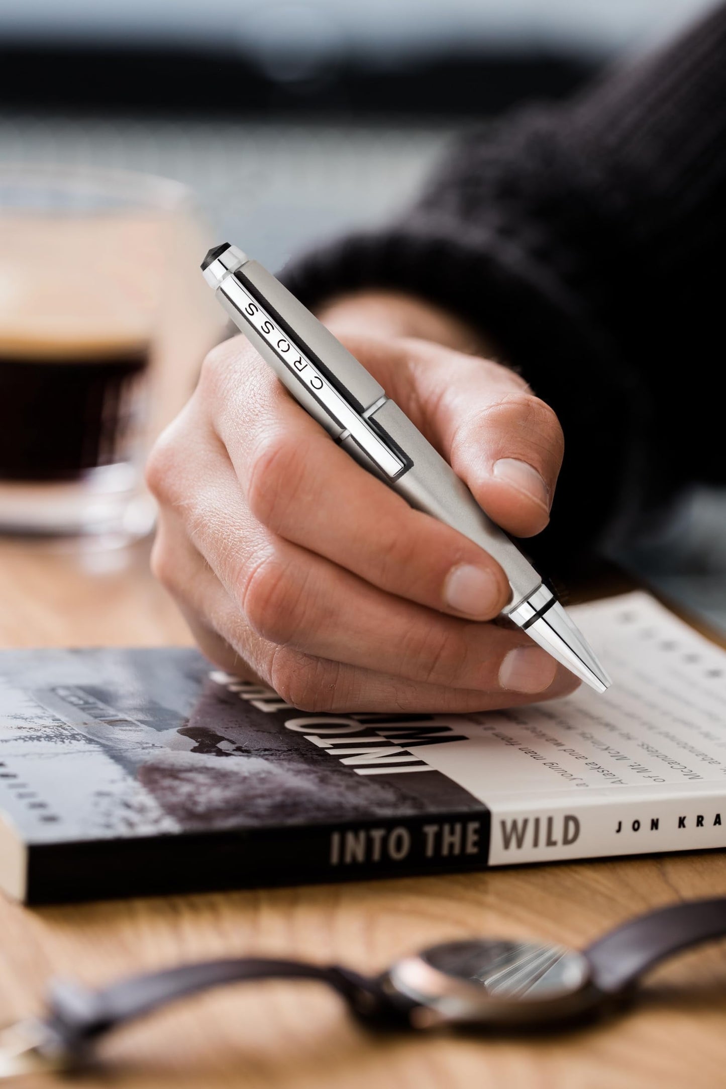 Cross Edge Titanium Blast Rollerball Pen - AT0555-5