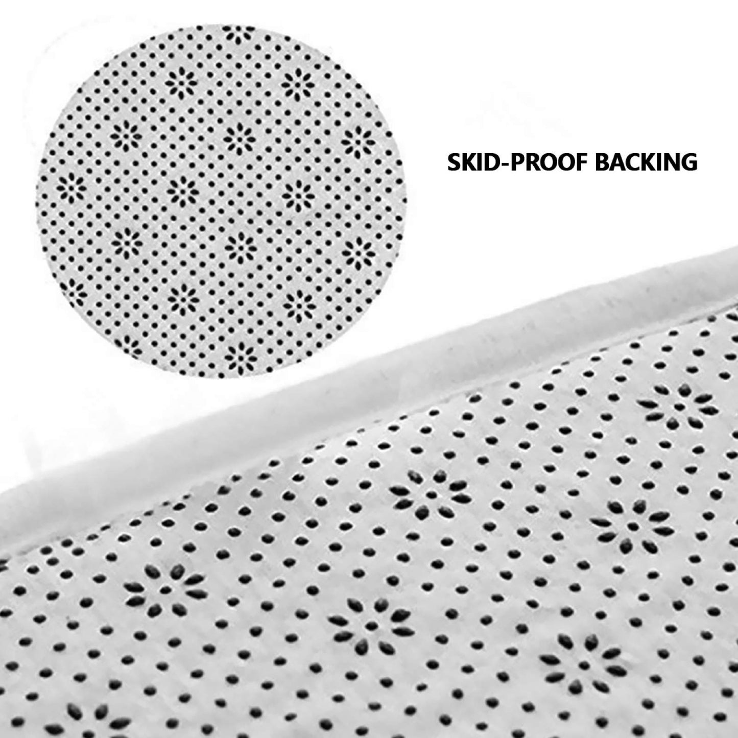 ENSFTF Toilet Rug U Shaped - Super Absorbent & Non-Slip Bathroom Rug, Soft Plush Toilet Surround Mat, Machine Washable, Fits Standard Toilet Base 16x20 Inch, Marble Pattern