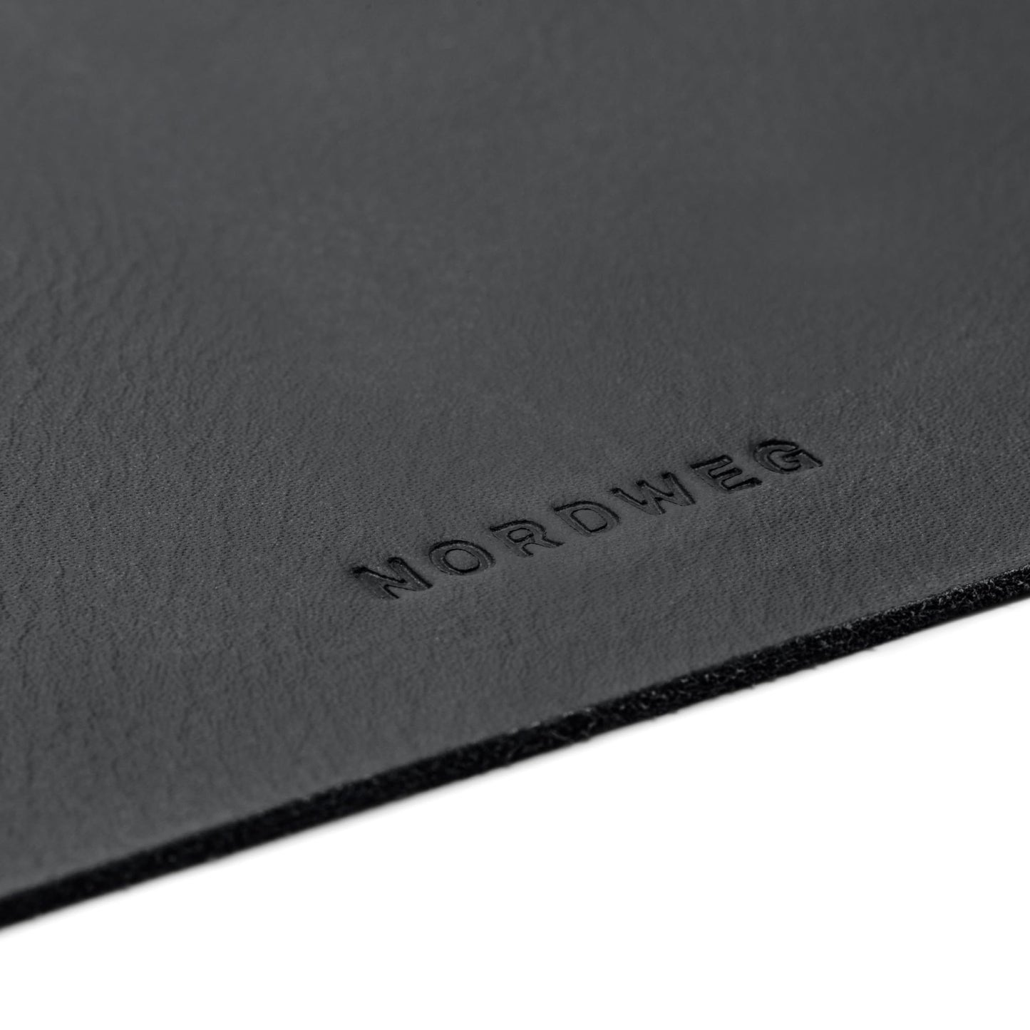 Nordweg Desk Pad Workplace NWA07 – Premium Leather Desk Mat with Smooth Surface for Mouse, Keyboard & Notebook (Black)