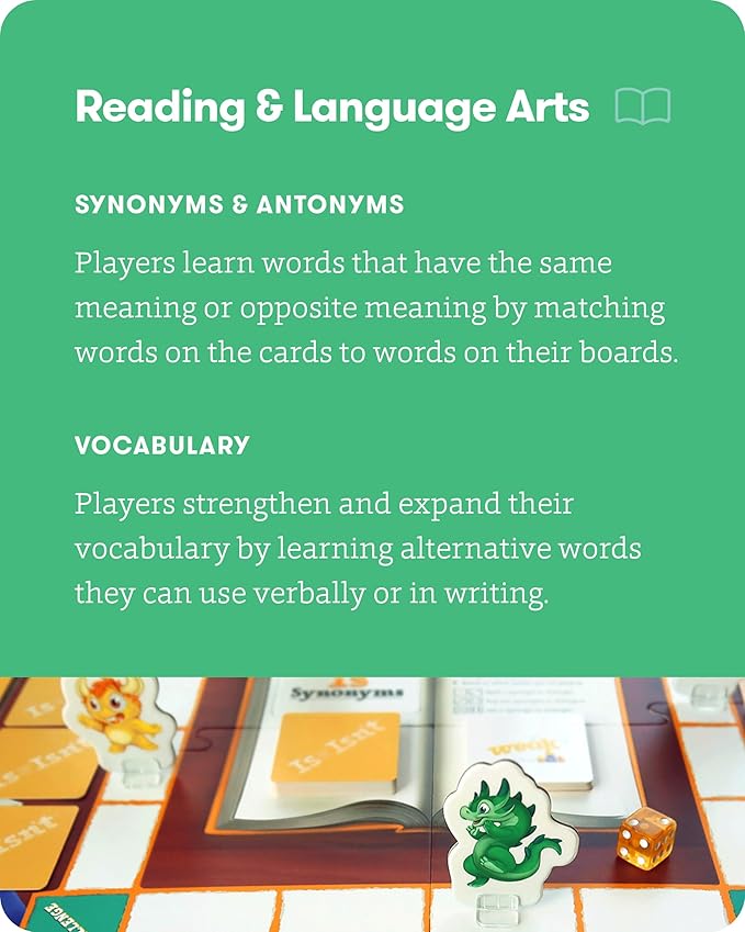 SimplyFun is or Isn’t - Expand Vocabulary Skills by Identifying Synonyms and Antonyms - an Engaging and Educational Bingo Game for Kids - for 2 to 5 Players Ages 6 &amp Up
