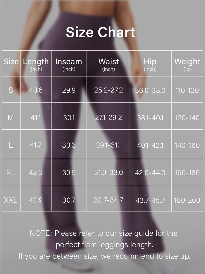YEOREO CoreFlex Women Workout Flare Leggings with Pockets Hidden Scrunch High Waisted Cargo Gym Yoga No Front Seam Leggings Black Berry Purple S