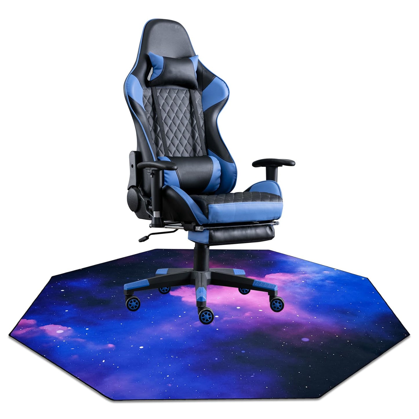 USTIDE Large Gaming Chair Mat for Carpet and Hardwood Floor - Office, Gaming Room Computer Chair Mat