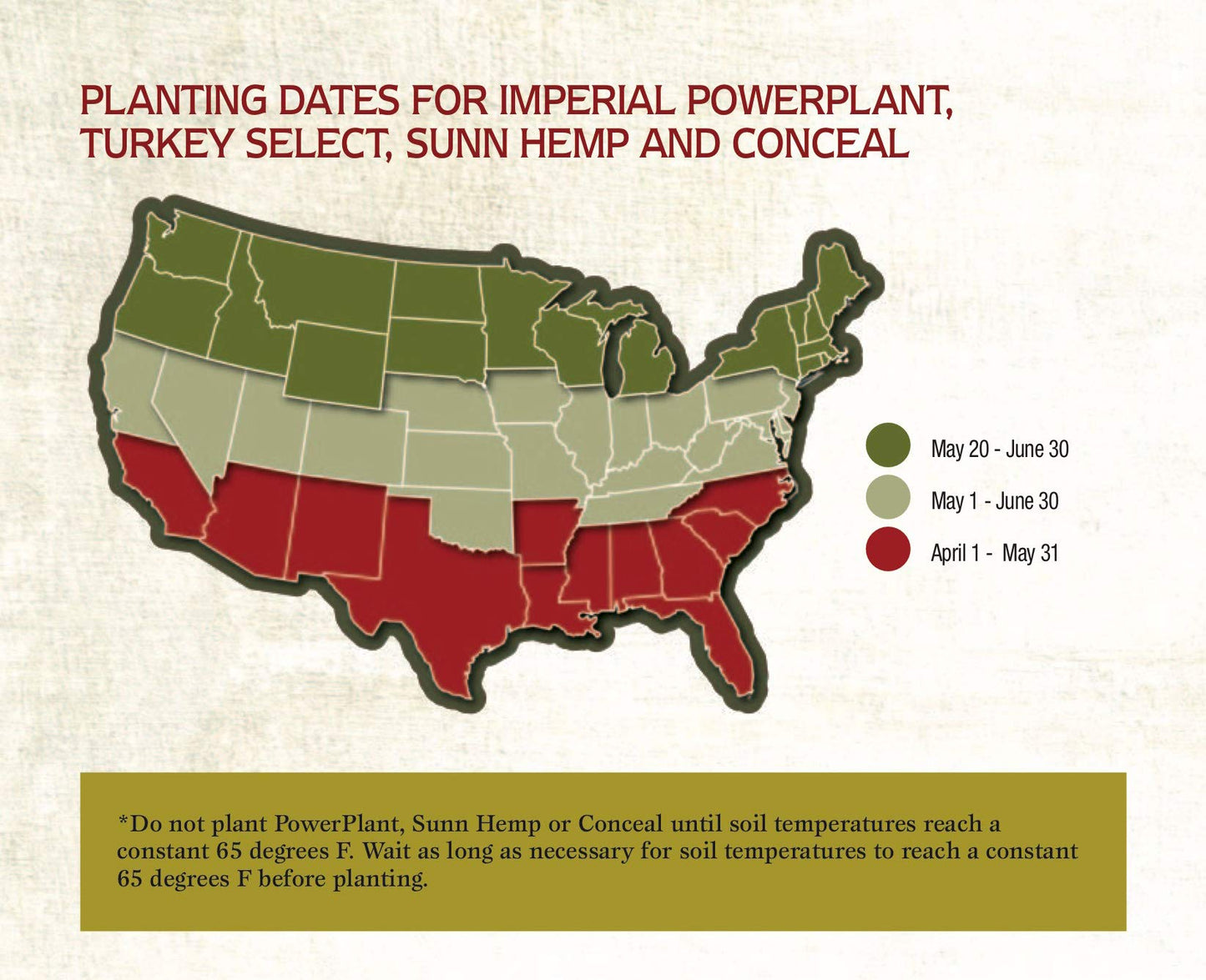 Whitetail Institute Sunn Hemp Deer Food Plot Seed, Fast-Growing and Establishes Rapidly, Great for Erosion Control, Soil Improvement and as a Cover Crop, 7 lbs (.25 Acre)