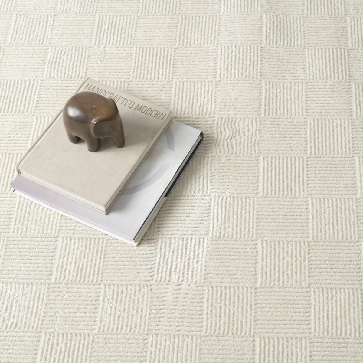 Revival Rugs Willow 2'x3' Area Rugs for Kitchen Bedroom - Washable, 100% Recycled, Oeko-TEX Certified, Medium Pile, Modern, Beige, Cream