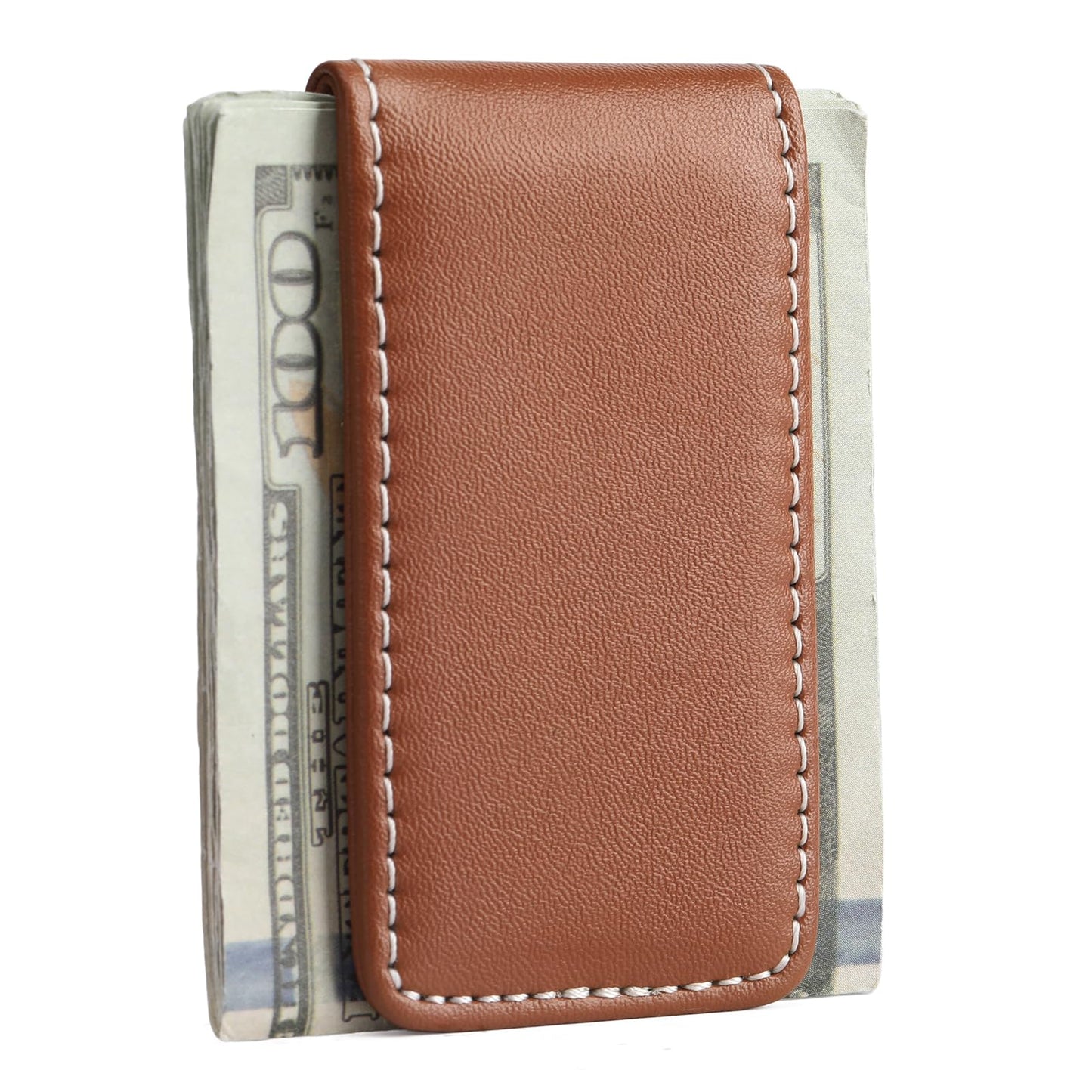 LOUEBICA Slim Magnetic Money Clip for Men Business Card Holder Wallet Holds 10 to 15 Bills
