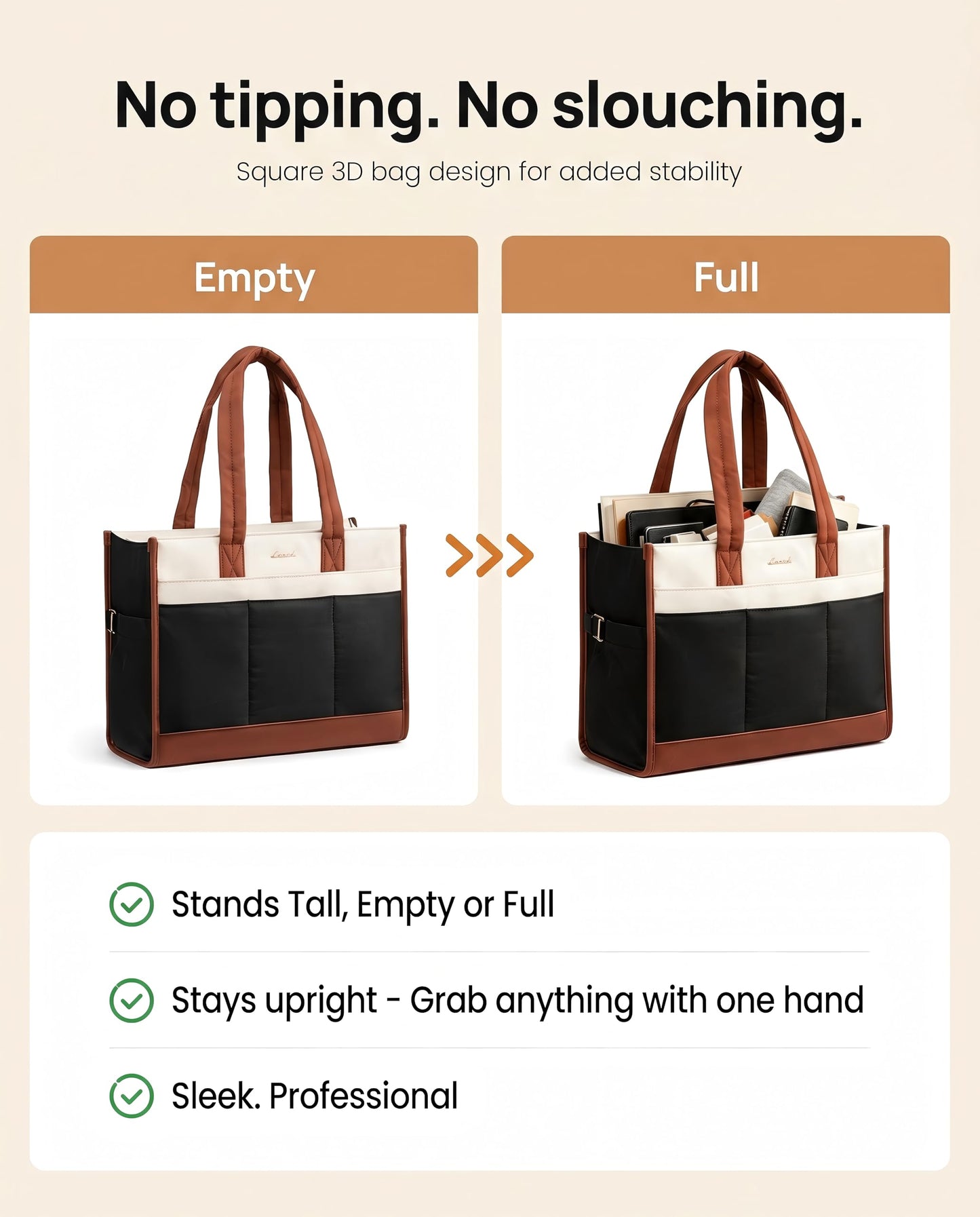 LOVEVOK Tote Bag for Women, Lightweight Puffer Work Handbag, 15.6 Inch Laptop Computer Purse for Nurse Teacher, 25L Quilted Travel Tote Shoulder Bag with Zipper for College Office Clinical Gym