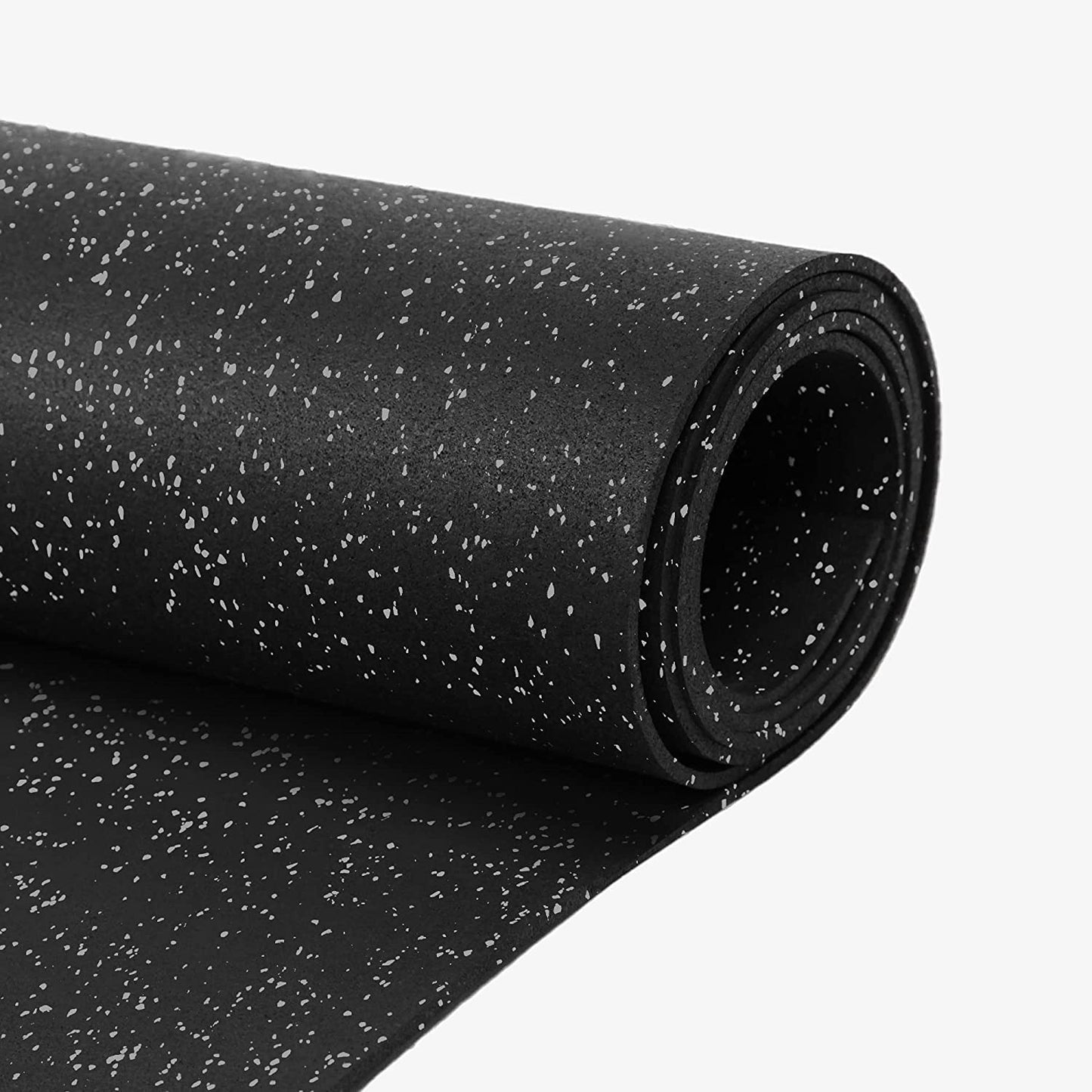 Flooring Inc 1/4" Tough Rubber Flooring Roll | Flexible Recycled Rubber Gym Floor Mats for Home Gym | Heavy Duty Rubber Mat for Home Gyms, Sheds, Horse Stall Mat or Trailer | 4’x10’ | Gray