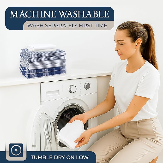 LANE LINEN Flour Sack Dish Towels Set