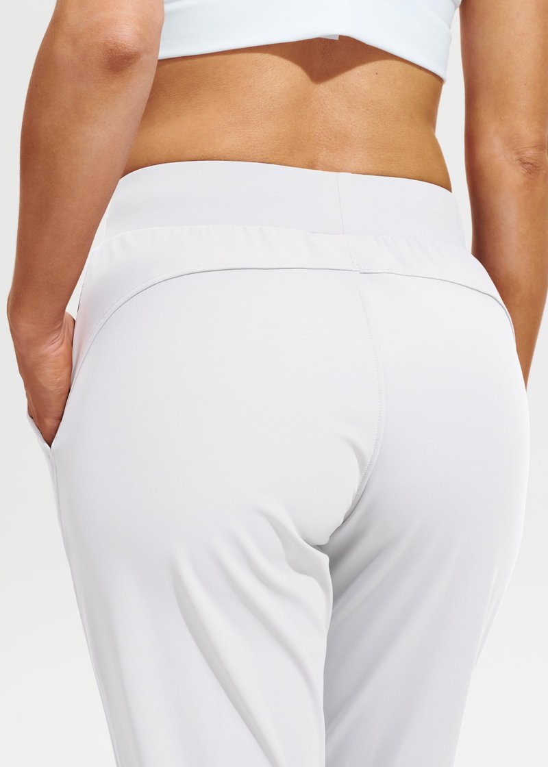 Libin Joggers for Women Yoga Sweatpants Athletic Dance Workout Leggings Tapered Lounge Casual Teacher Pants for Running Cloths, White XXL