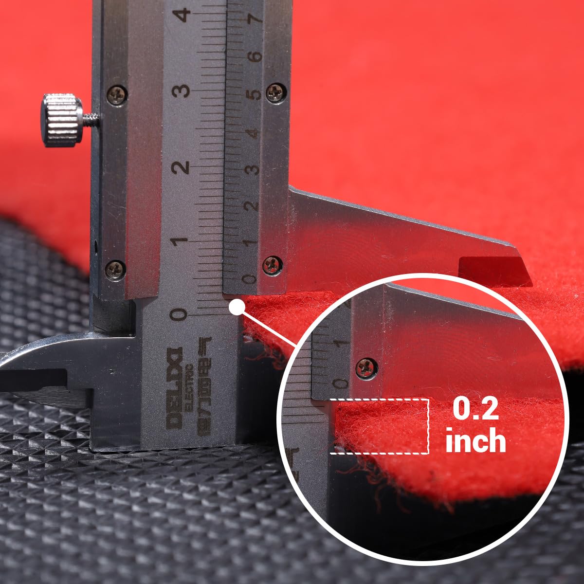 3x15 Ft Red Carpet Runner with Non-Slip TPR Rubber Backing, Aisle Runner Rug for Wedding Party Prom, Indoor Outdoor Waterproof Runway Carpet for Events & Entrance